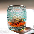 Hand Engraved Whisky Glass Old Fashioned Edo Kiriko Glassware Collection Gift